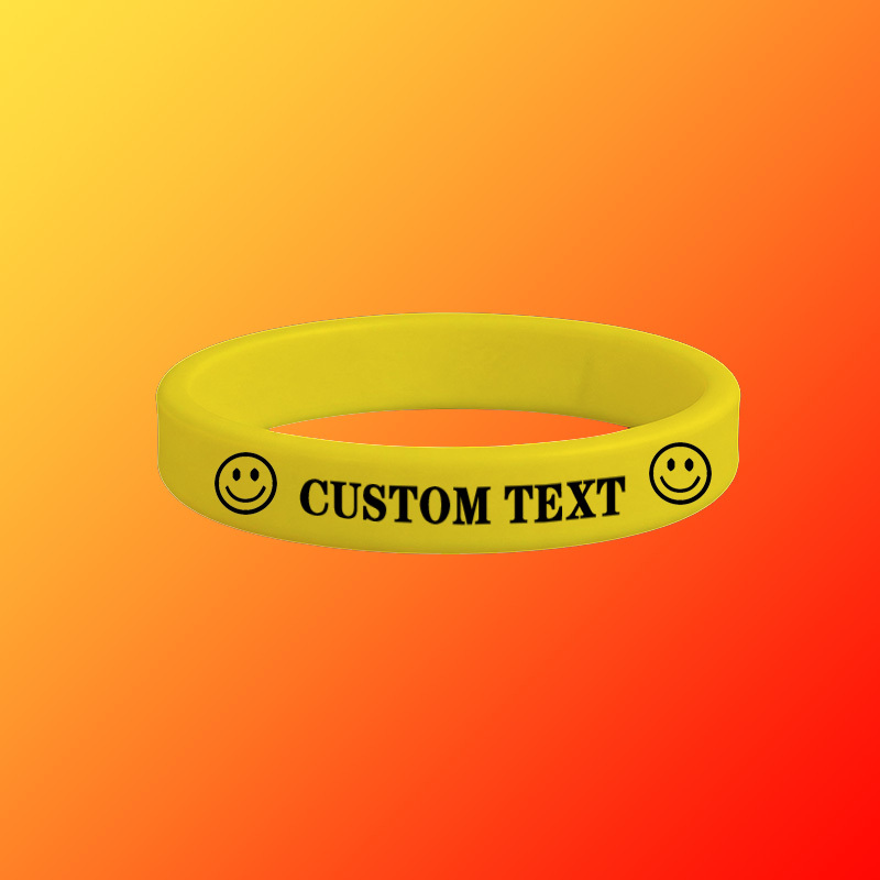 100pcs Custom Silicone Wristbands, Gift for Her